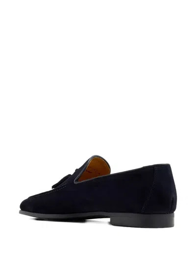 Magnanni Tassel Suede Loafers