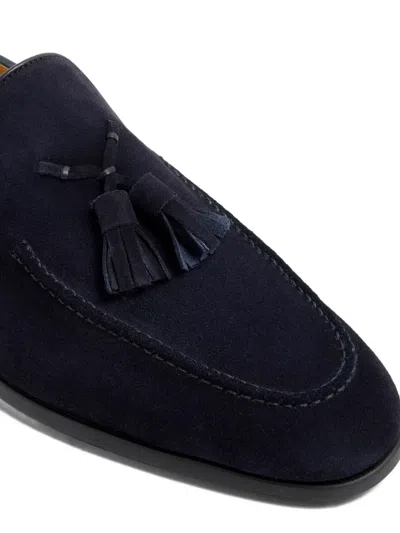 Magnanni Tassel Suede Loafers