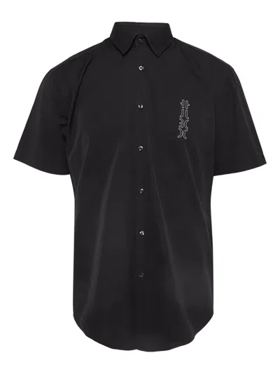 Pre-owned Boss Green Hugo Boss Cotton Shirt In Black