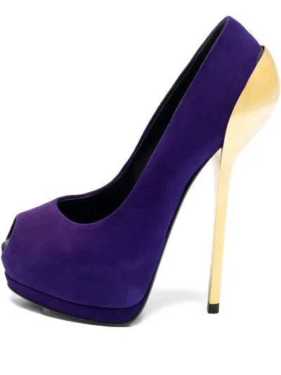 Pre-owned Giuseppe Zanotti Vintage  160mm Nana Peep-toe Pumps
