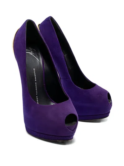 Pre-owned Giuseppe Zanotti Vintage  160mm Nana Peep-toe Pumps