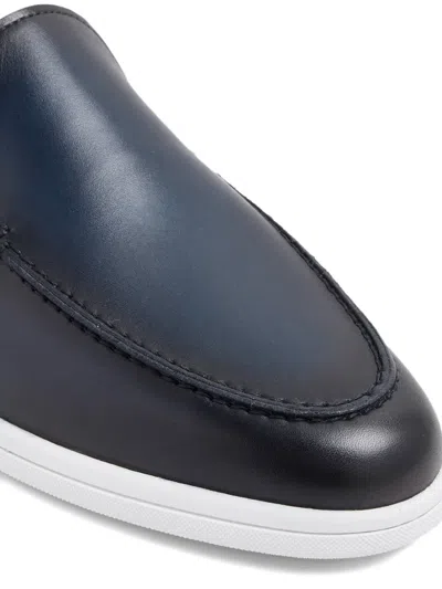Magnanni Leather Slip-on Loafers