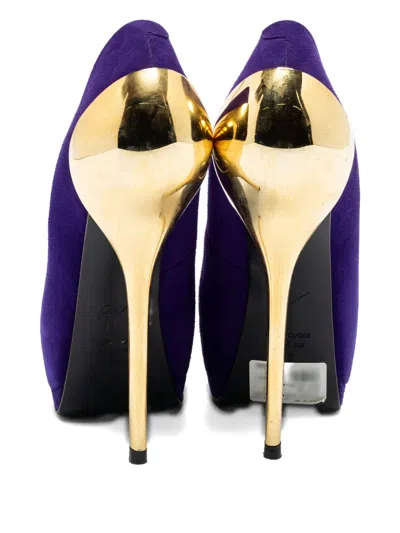 Pre-owned Giuseppe Zanotti Vintage  160mm Nana Peep-toe Pumps