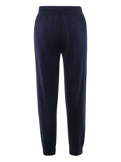 Mc2 Saint Barth Drawstring Pocketed Track Pants In Blue