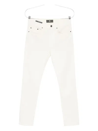 Pt Torino Cottonblend Jeans In White