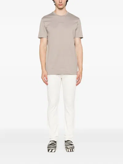Pt Torino Cottonblend Jeans In White