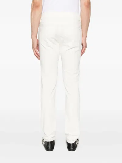 Pt Torino Cottonblend Jeans In White