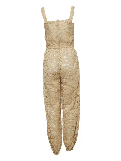 Pre-owned Dolce & Gabbana Sleeveless Lace Jumpsuit