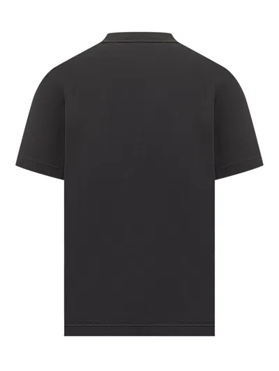 Burberry Mens Brand-print Crewneck Cotton-jersey T-shirt Black Xl