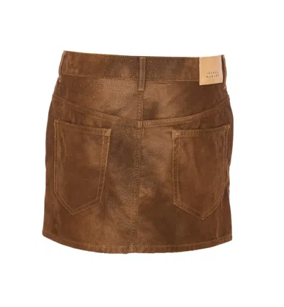 Isabel Marant Étoile Isabel Marant Etoile Women Kimmy Mini Skirt In Brown