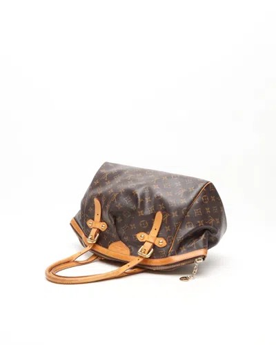 Pre-owned Louis Vuitton Monogram Tivoli Gm Bag In Brown