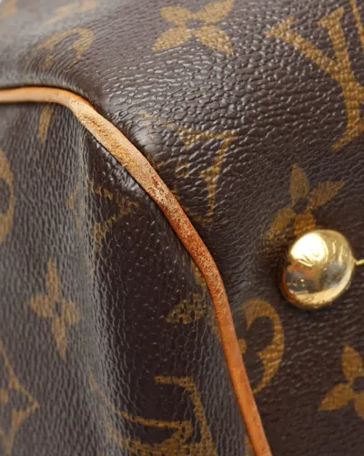 Pre-owned Louis Vuitton Monogram Tivoli Gm Bag In Brown