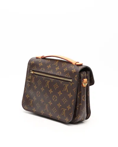Pre-owned Louis Vuitton Monogram Pochette Metis Bag
