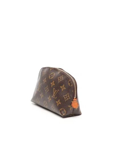 Pre-owned Louis Vuitton Monogram Cosmetic Pouch In Brown