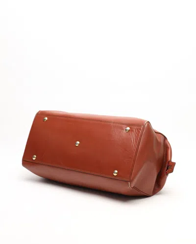 Celine Céline Triomphe Weekend Bag In Brown