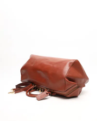 Celine Céline Triomphe Weekend Bag In Brown