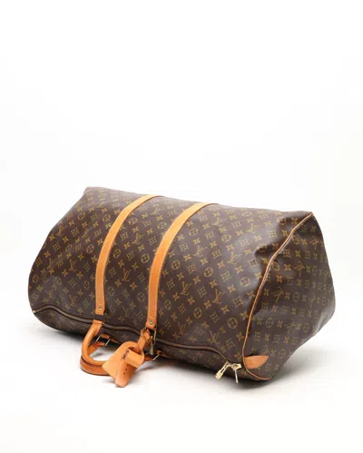 Pre-owned Louis Vuitton Monogram Keepall 60 Weekend Bag