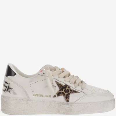 Golden Goose White Lace Up Sneakers