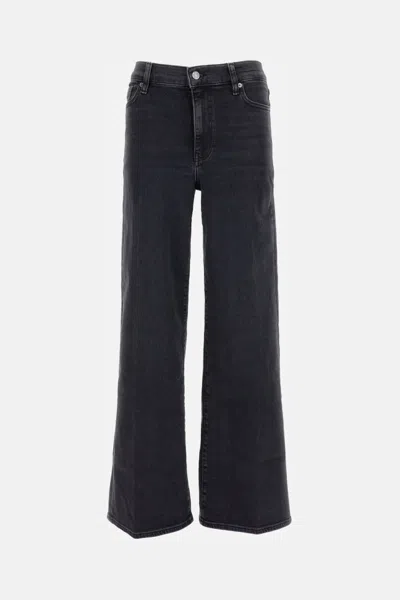 Frame Black Wide Leg Jeans