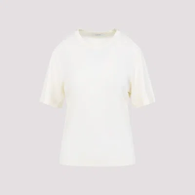 Lemaire Rib T-shirt In White