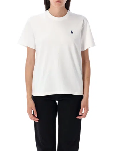 Ralph Lauren White Cotton T-shirt In White