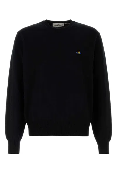 Vivienne Westwood Orb-embellished Sweater In Black