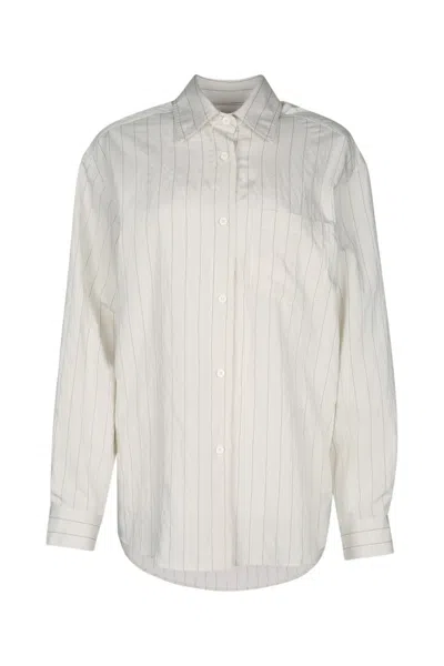 Jacob Cohen Camicia Con Taschino Riga In White