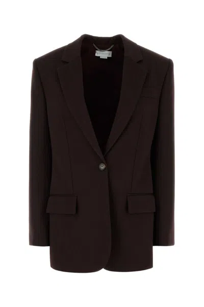 Stella Mccartney Wool Blazer With Notch Lapel And Back Vent