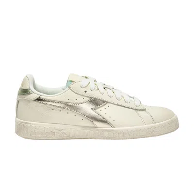 Pre-owned Diadora Wmns Game L Low Waxed Metal 'frozen Dew' | Cream | Women's Size 9 In White