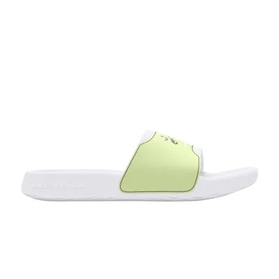 Pre-owned Under Armour Wmns Ignite Select Graphic Logo Slide 'retro Green' | Women's Size 8