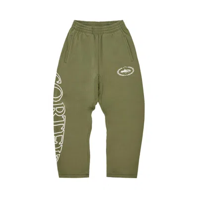 Pre-owned Corteiz Crtz Superior Royale Open Hem Pant 'olive' | Green | Men's Size M