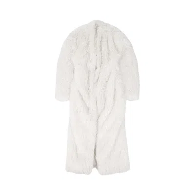 Pre-owned Entire Studios Chrysalis Coat 'frost' | White | Men's Size M/l