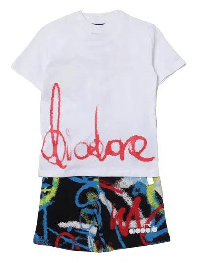 Diadora Junior Graffiti-print Set