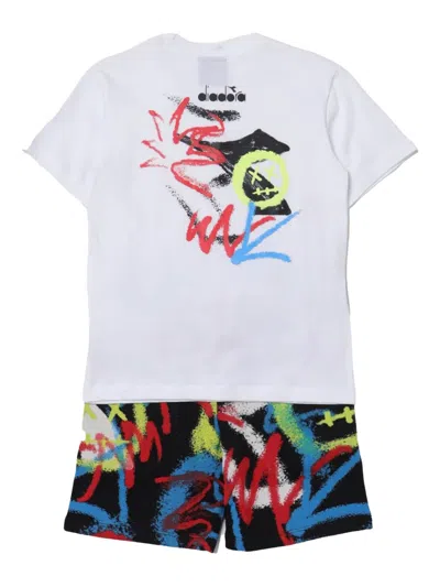 Diadora Junior Graffiti-print Set