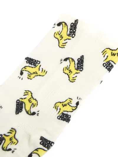 Bobo Choses Dog-print Socks In White