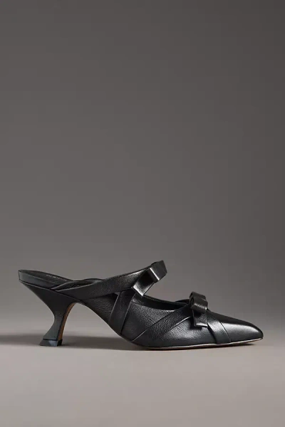 Maeve Double Bow Heeled Mules