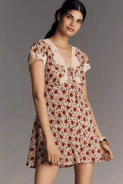 Rixo London Lacie Bias-cut Mini Dress