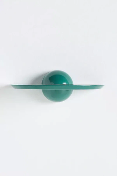 Anthropologie Bristol Lacquered Floating Shelf In Green