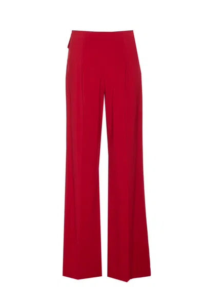 Patrizia Pepe Essential Pants In Red