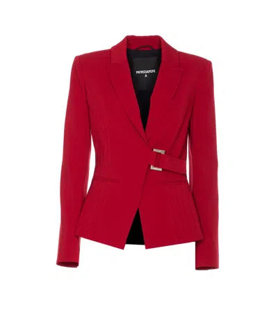 Patrizia Pepe Blazer In Red