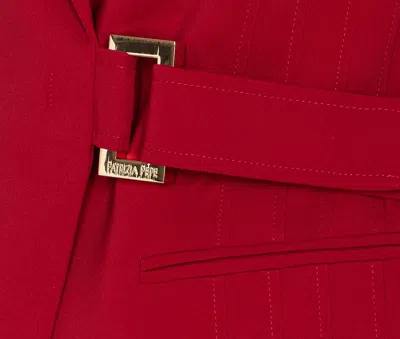 Patrizia Pepe Blazer In Red