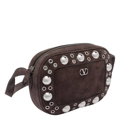 Valentino Suede Nellcote Crossbody Bag