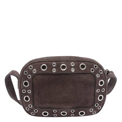 Valentino Suede Nellcote Crossbody Bag