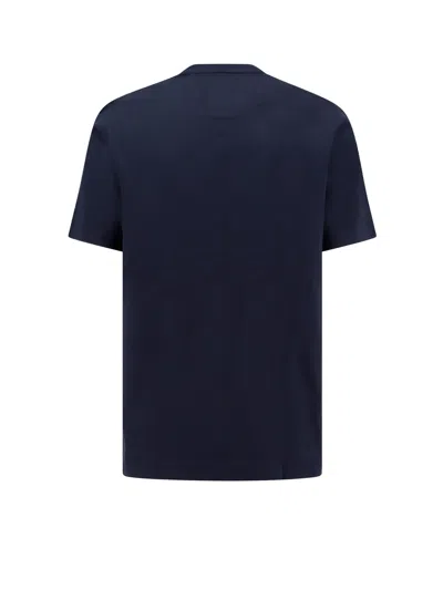 Hugo Boss Crew-neck Cotton-jersey T-shirt In Blue