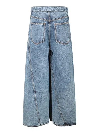 Alaïa Washed Denim Skirt