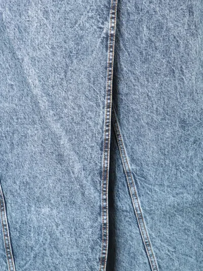 Alaïa Washed Denim Skirt