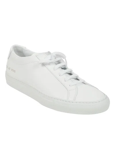 Common Projects White Lace Up Sneakers