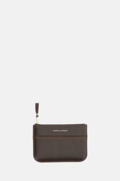 Comme Des Garçons Play Wallets In Brown