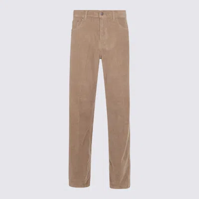 Haikure Dark Beige Cotton Jeans In Neutral