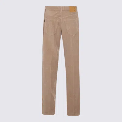 Haikure Dark Beige Cotton Jeans In Neutral